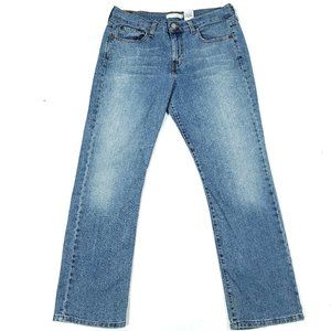 Levis 505 Womens 10 Short Straight Leg Blue Jeans